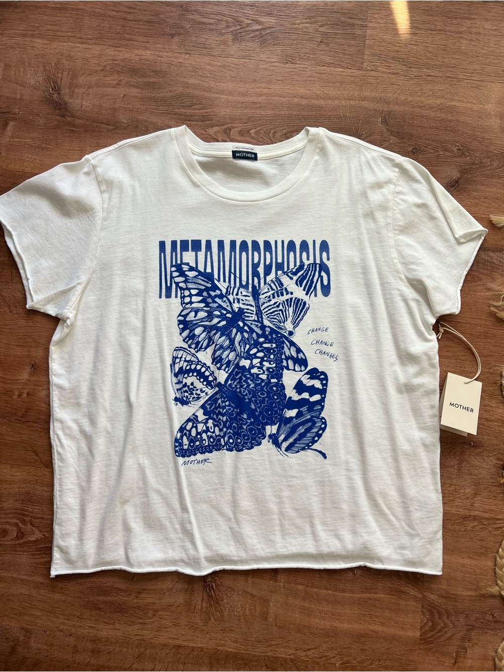MOTHER The Raw Rowdy Metamorphosis Tee Size XL RT $105 NWT